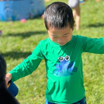 Montessori Transitional Kindergarten Child Learning at Lifetime Montessori School in San Diego