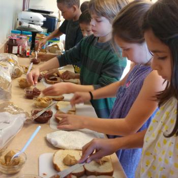 Private Montessori Elementary School Children Cooking