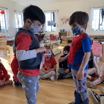 Montessori Primary School kids In-Person Learning