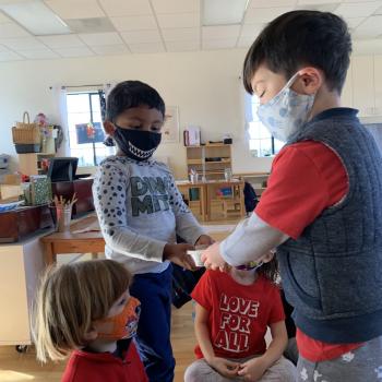 Montessori Primary School kids In-Person Learning