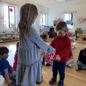 Montessori Primary School kids In-Person Learning