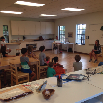 Elementary Children Learning at Lifetime Montessori School in San Diego