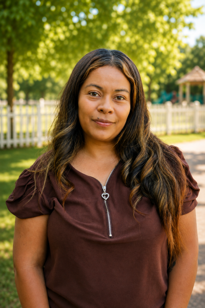 Ms. Clio is thrilled to assist Miss Valerie in the butterfly classroom. She has always had a passion for working with children and began babysitting at a young age. With 12 years of experience in teaching, she has fostered engaging learning environments and supported student development from ages 3 months through middle school. Additionally, Clio spent 3 years as a behavior therapist, where she applied specialized strategies to help individuals achieve positive behavioral outcomes. This role involved collab